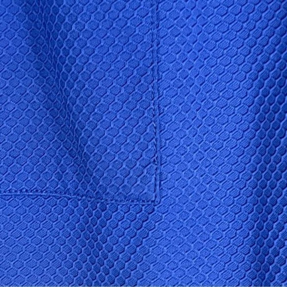 Tail golf skort embossed cerulean blue metal zipper pockets 17 inch size M - Picture 4 of 13